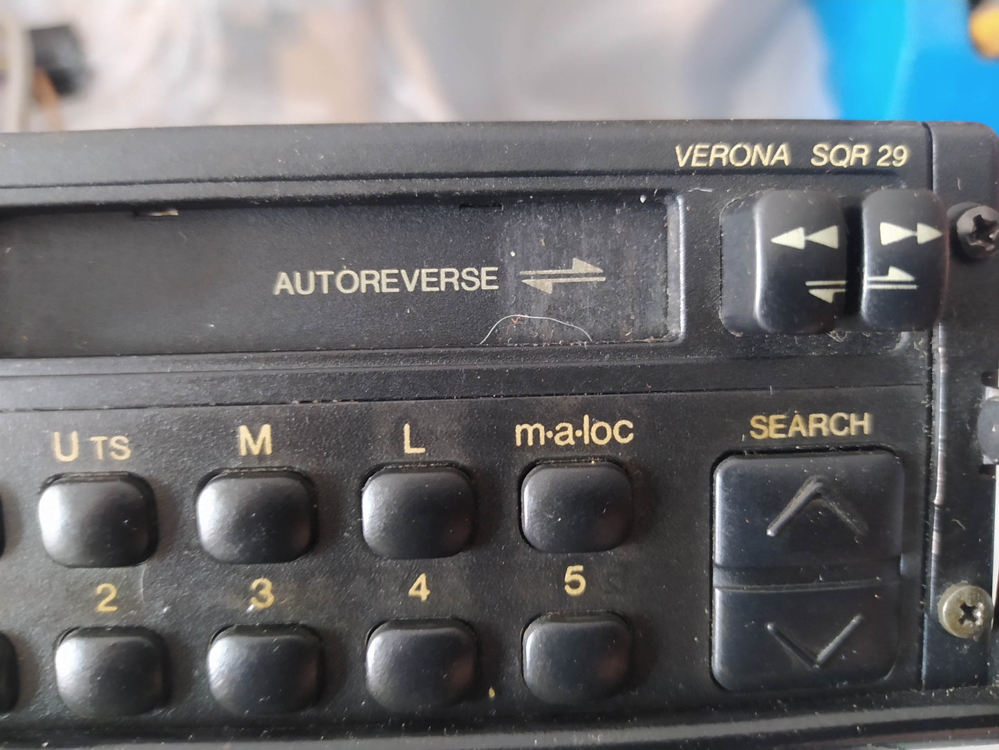 AutoRADIO BLAUPUNKT VERONA SQR29 CASETE