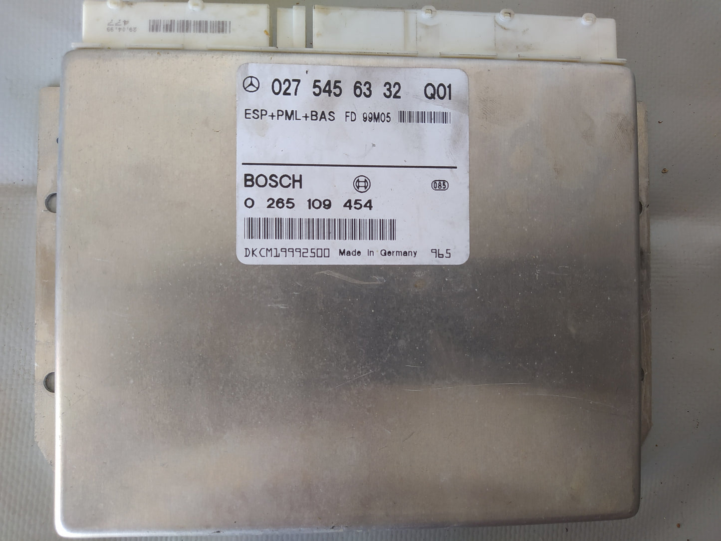 MERCEDES W220 S 430 Ecu Bosch asr 0275456332