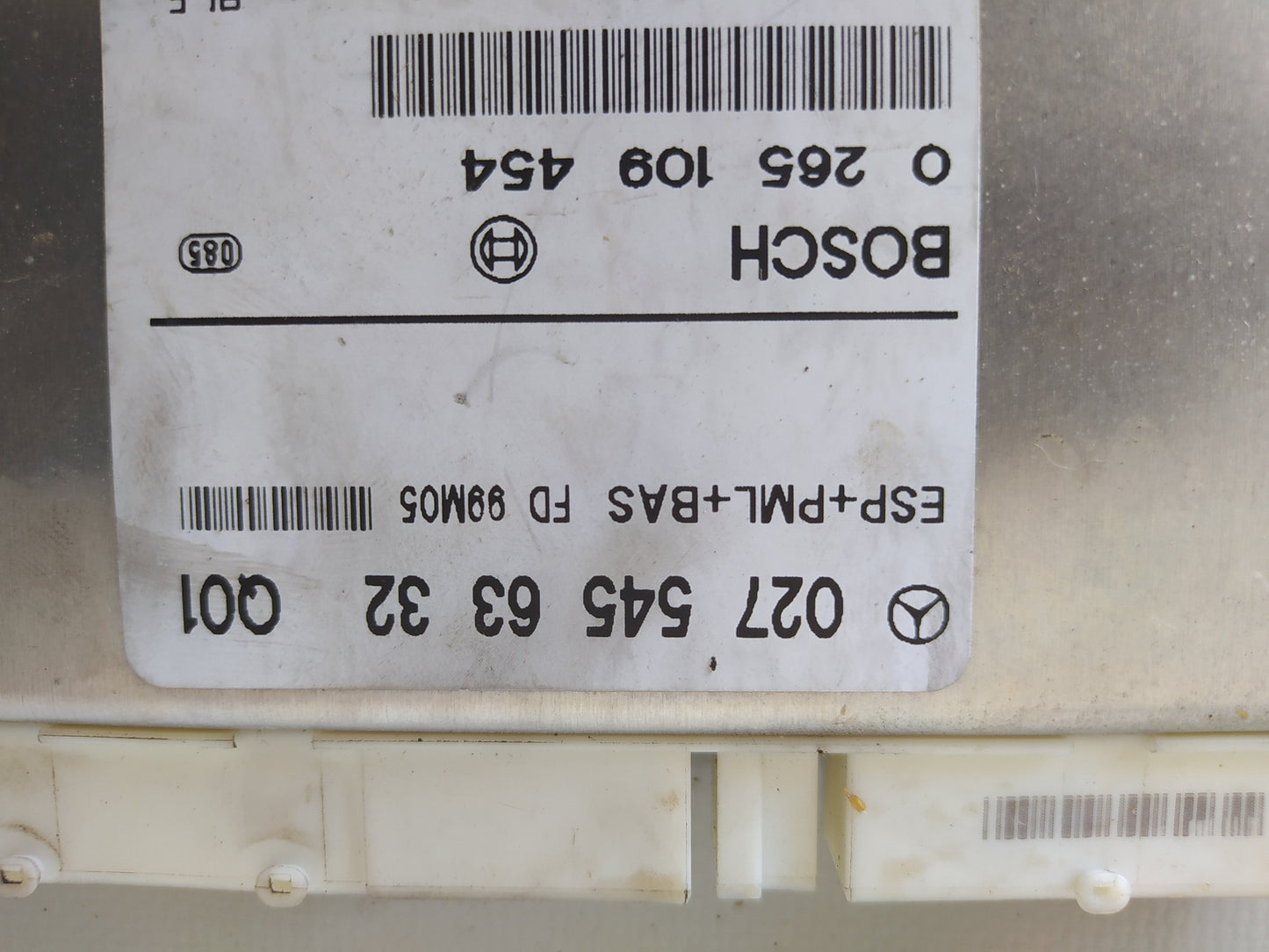 MERCEDES W220 S 430 Ecu Bosch asr 0275456332