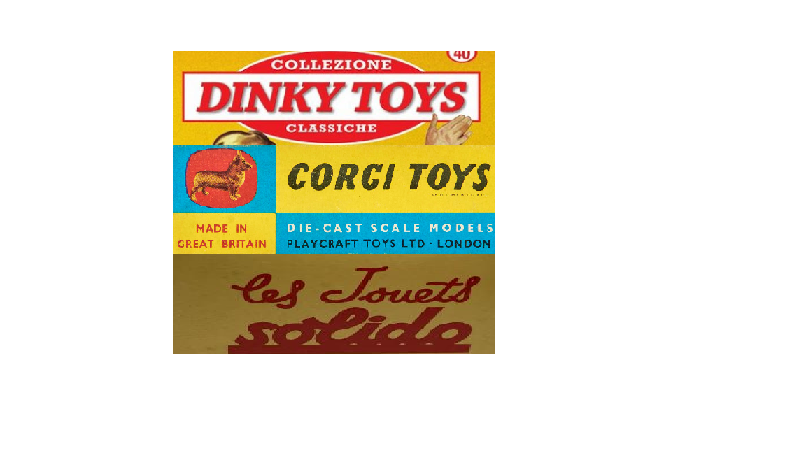 COCHES A ESCALA DINKY TOYS CORGY  TOYS SOLIDO