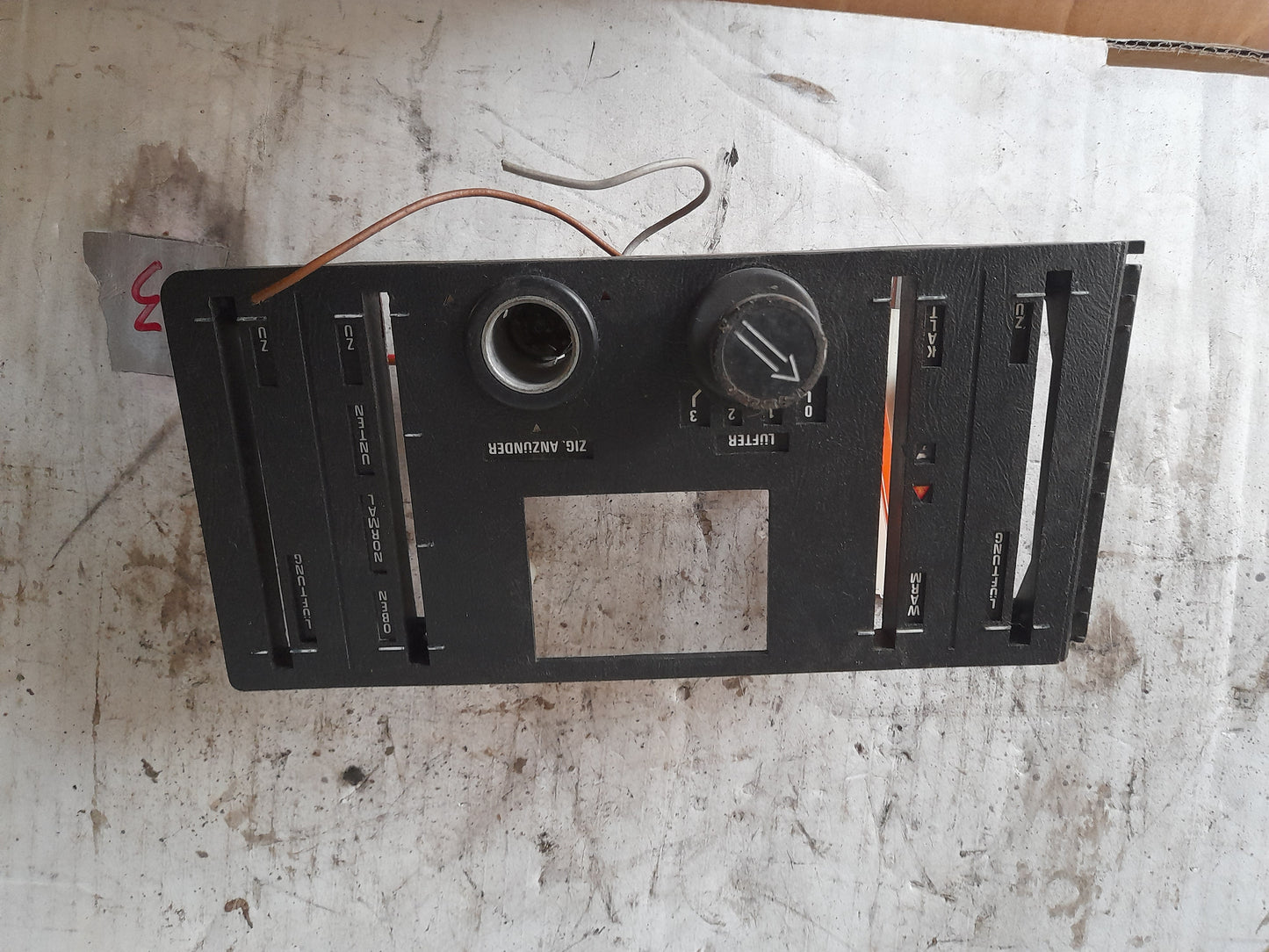 BMW E21 fase 1 Tablero mandos  ventilacion Calefaccion 64111359782