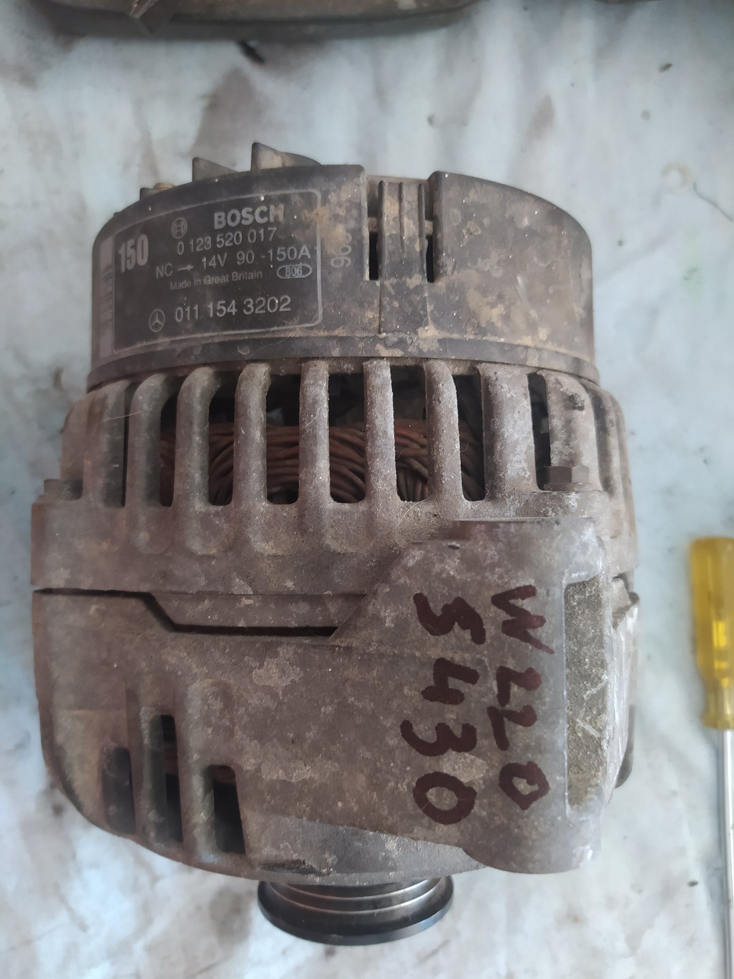 Mercedes Alternador Mercedes  0111543202 Bosch 0123520017