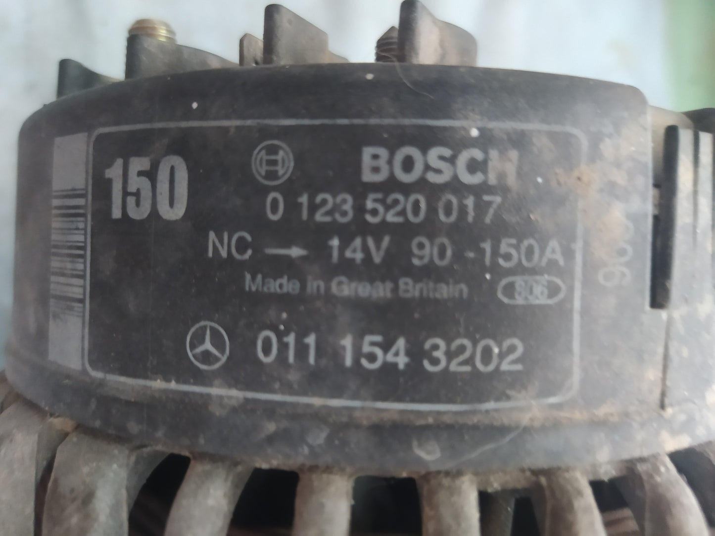 Mercedes Alternador Mercedes  0111543202 Bosch 0123520017