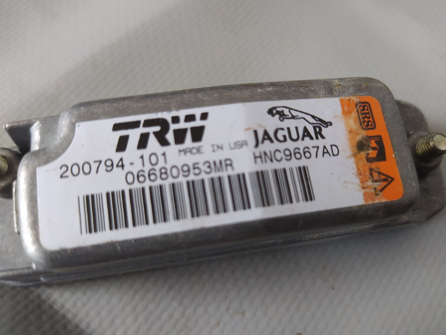 JAGUAR XJ8 Sensor de Airbag  HNC9667AD TWR 300794-101