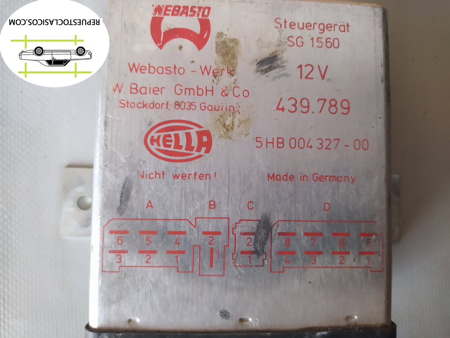 MERCEDES W220 W224 WEBASTO 12V 439789  5HB00432700