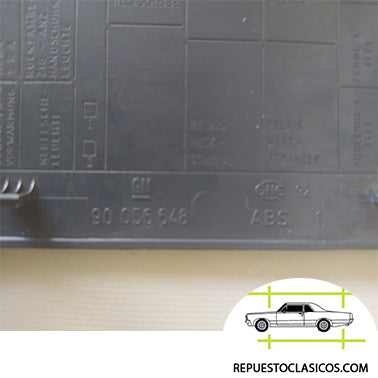 PIEZAS DE OPEL MONZA A, Unidad de módulo de control de relé GM 90060264 899623 Plata